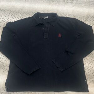 Love Moschino Black Polo with Red Logo